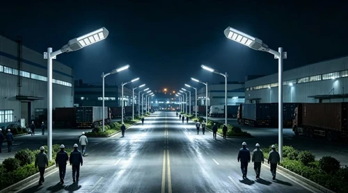 Hur LED-gatbelysning förbättrar medarbetarnas säkerhet i industriparker på natten?